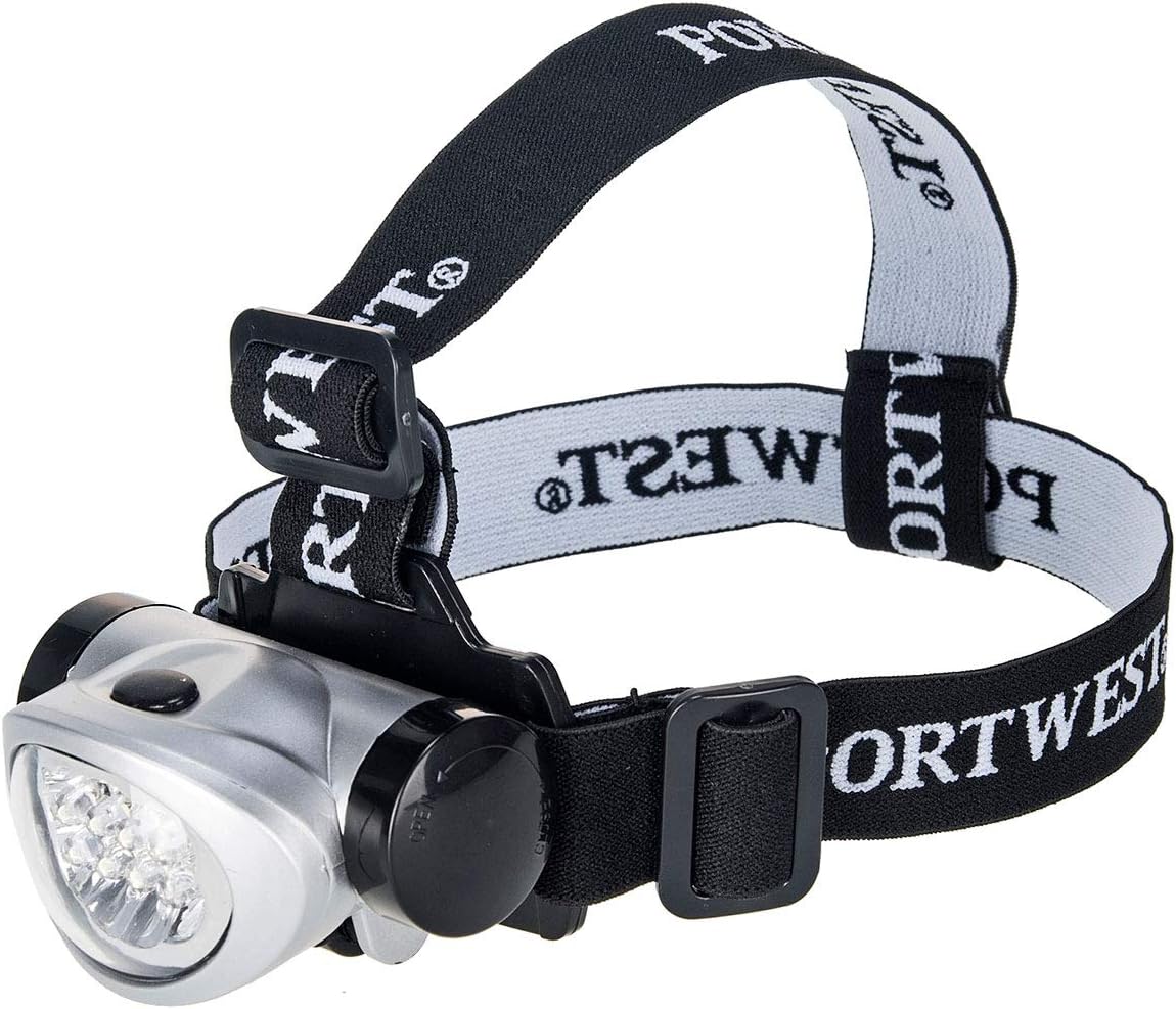 ROLY Safety – lampada frontale LED con 3 opzioni di illuminazione, per casco o capo