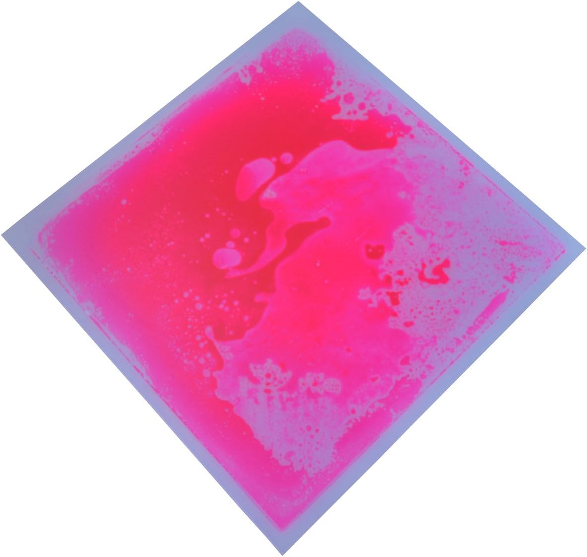 Thumbnail 2 de Liquid-encased fancy floor tile for kids’ rooms (1-pack) – 12" x 12" Pink-Red