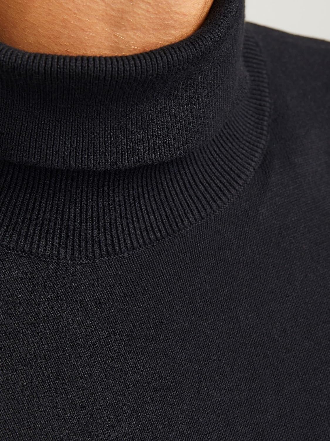 Detalle 2 de JACK & JONES Col roulé regular fit en coton biologique