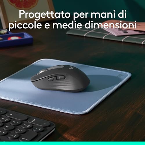 Detalle de Logitech Signature M650 Wireless: mouse ergonomico per mani piccole e medie