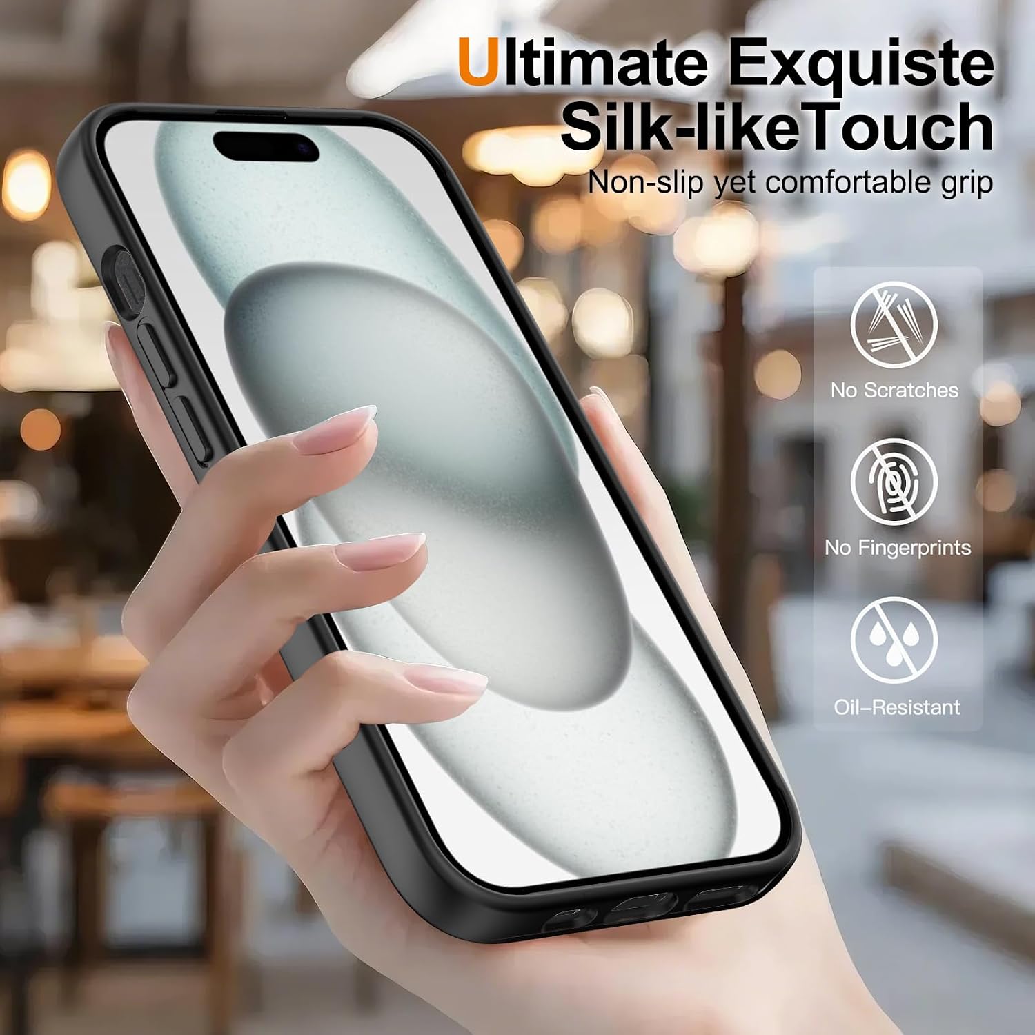 Thumbnail 4 de Ezanmull iPhone 15 case MagSafe, 2x screen protectors