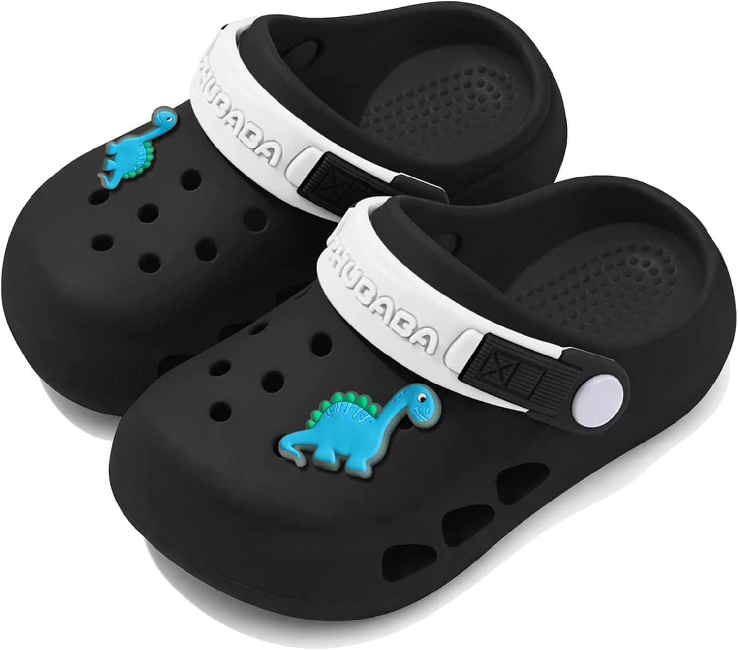 Detalle de Neoxlem Kids Toddler Clogs: Dinosaur Slip-On Sandals for Outdoor Play