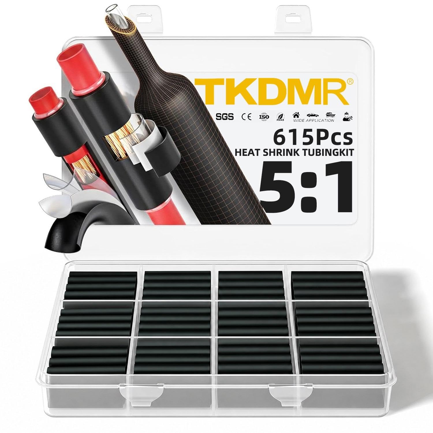Detalle de TKDMR Heat Shrink Tubing Kit 5:1