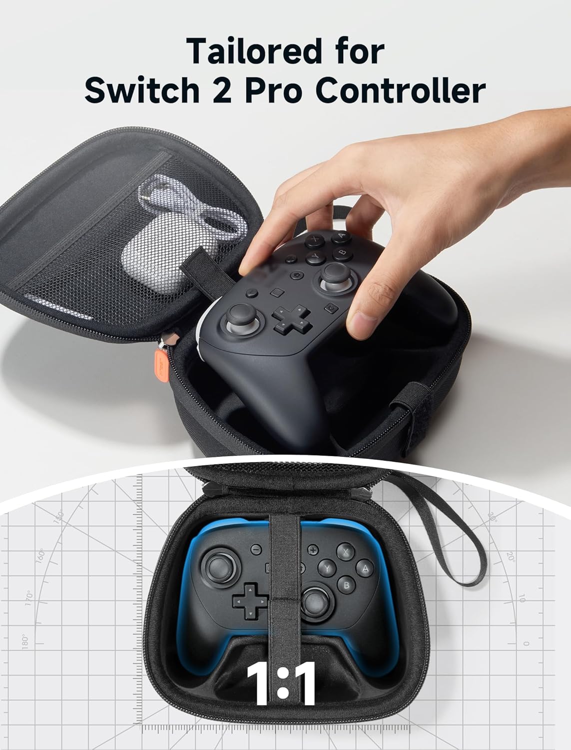 Thumbnail 5 de JSAUX Tasche für Nintendo Switch 2 Pro Controller – Schutzhülle