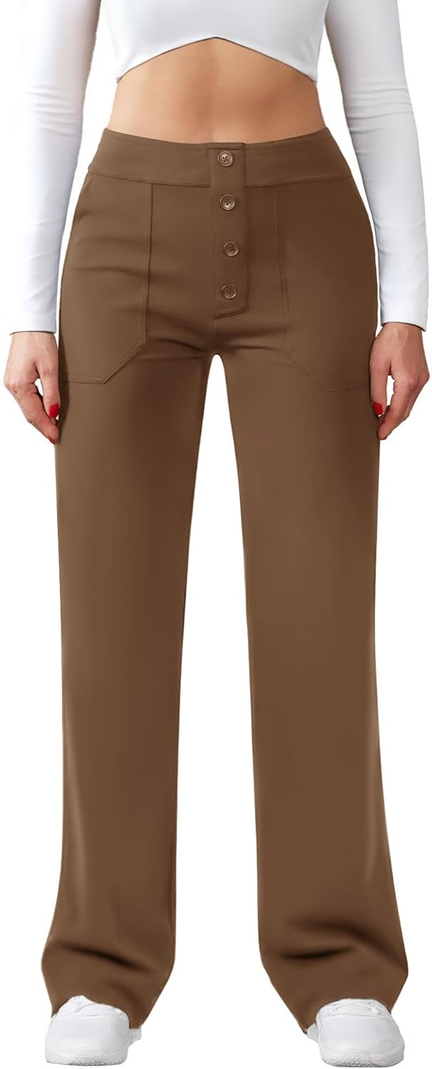 Thumbnail 5 de Friptspyg Women's High Waist Wide Leg Trousers: Comfort meets versatile style
