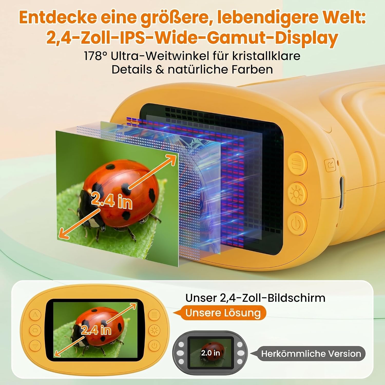 Detalle 2 de OAEBLLE Mikroskop 1000X 4K für Kinder