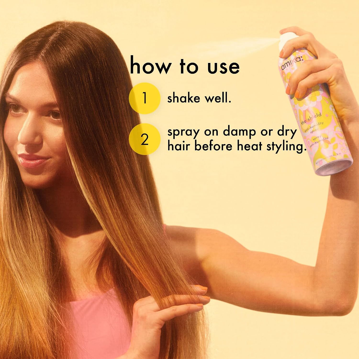 Thumbnail 3 de amika AM50.13952 The Shield Anti-Humidity Spray with Heat and UV Protection