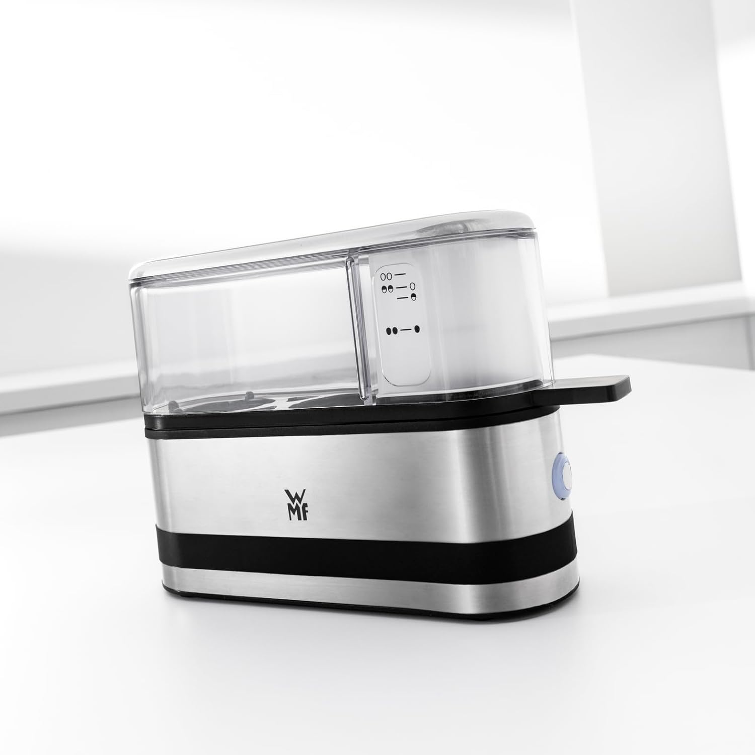 Thumbnail 6 de WMF Küchenminis Eierkocher aus Cromargan für 1–2 Eier (250 W) mit Wasser-Dosierer und Signalton