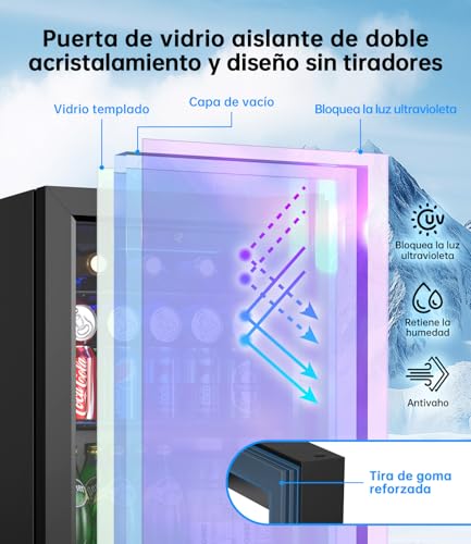 Thumbnail 4 de WIE Nevera Pequeña 48 L: compacidad, eficiencia y versatilidad para hogar, oficina o bar