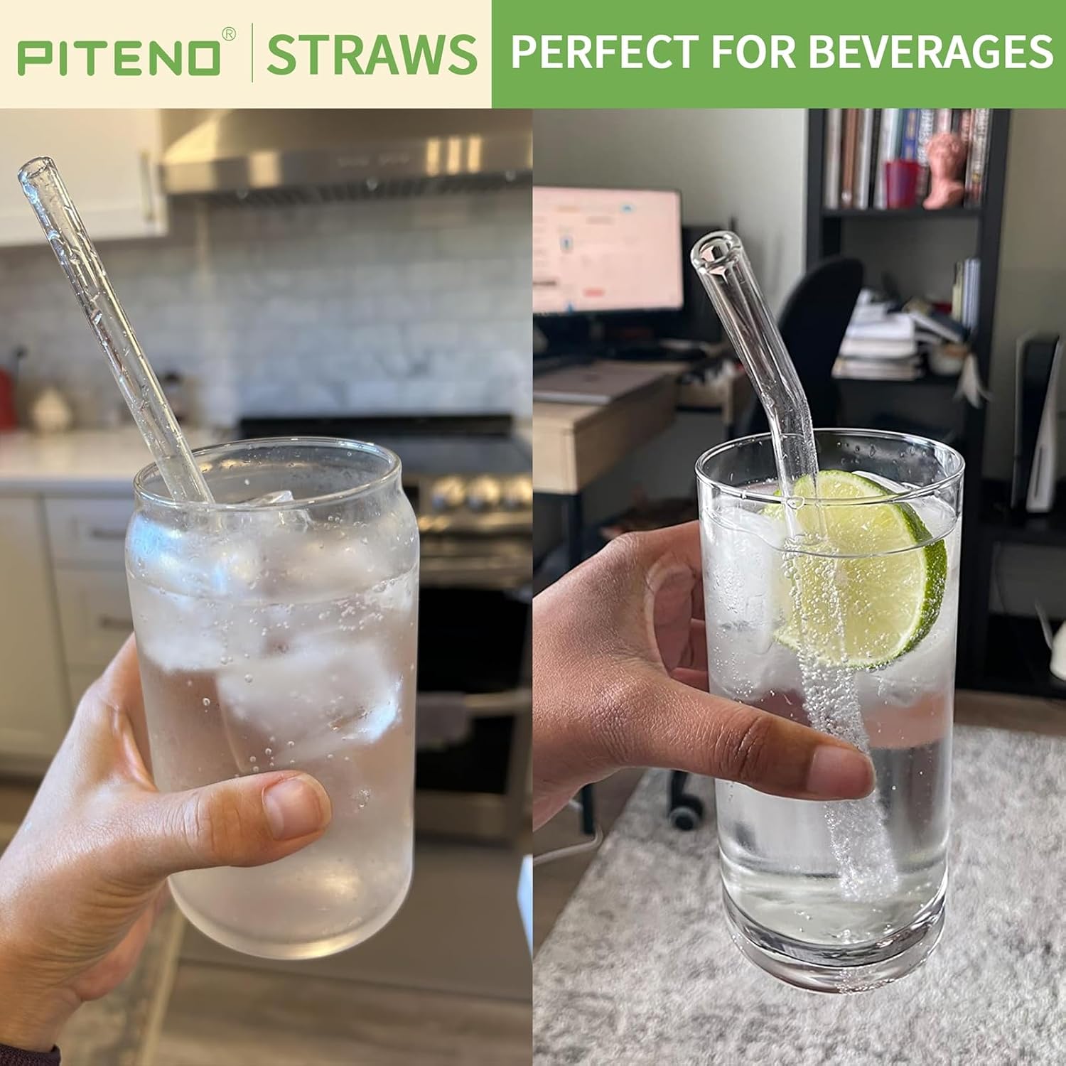 Detalle 2 de Piteno Glass Straws 10 mm