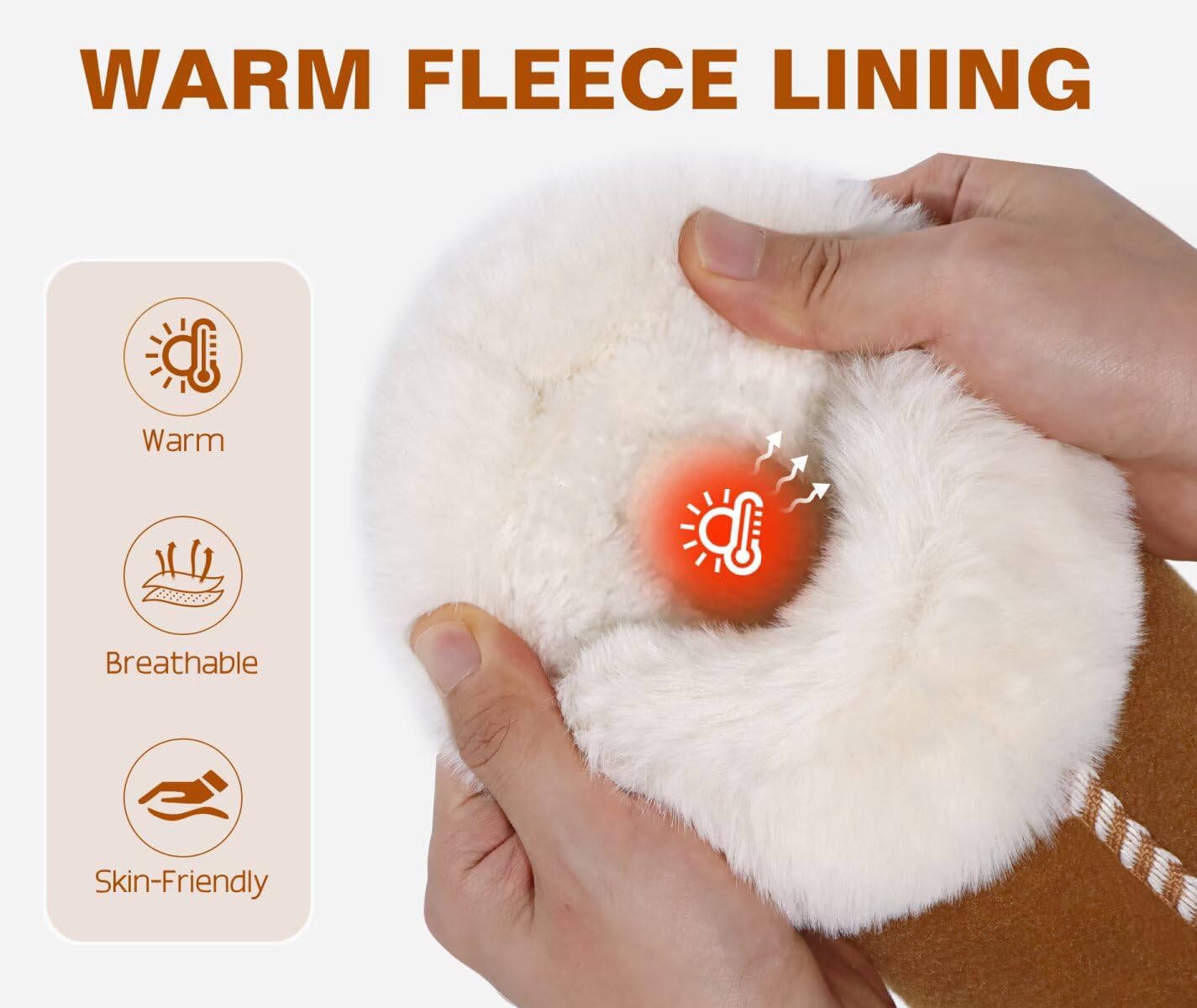 Detalle 2 de COFACE Women Slippers: Fuzzy Cloud Memory Foam Bootie for Indoor and Outdoor Use (Size 5–9)