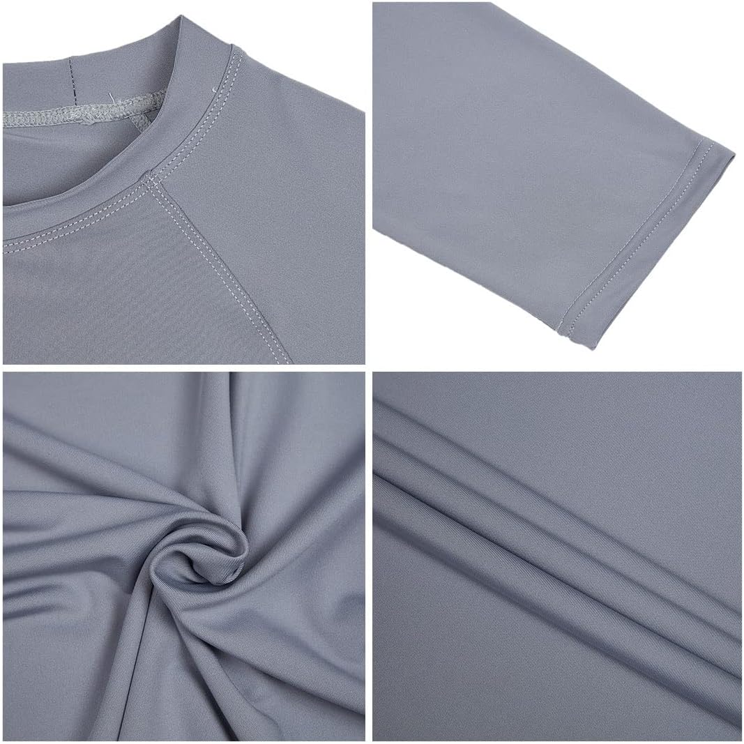 Detalle 1 de Men's Long-Sleeve Swim Shirt, UPF 50+ Quick-Drying and Moisture-Wicking