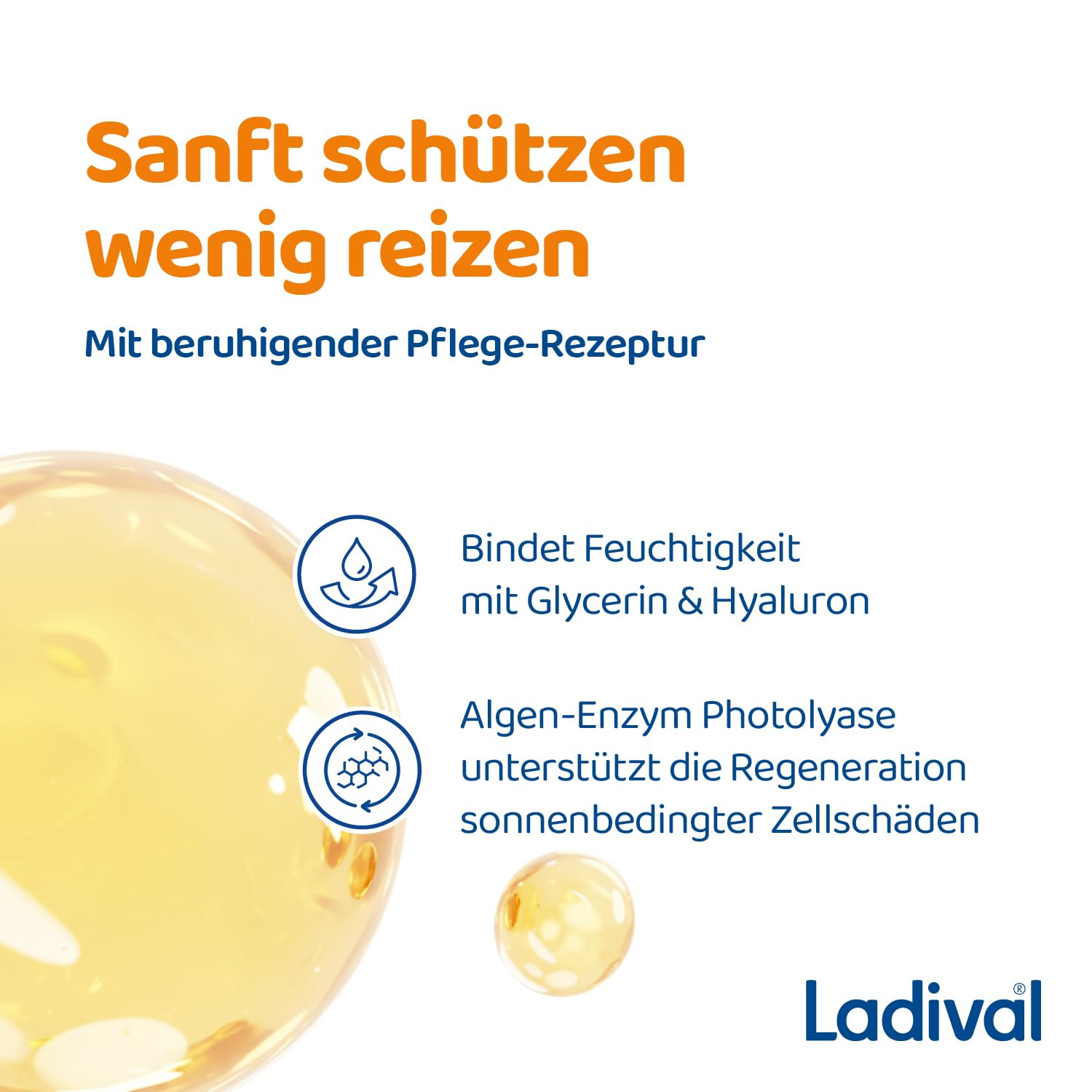Detalle de STADA Ladival Sonnenschutz-Lotion Gesicht LSF 30 für empfindliche & normale Haut (50 ml)
