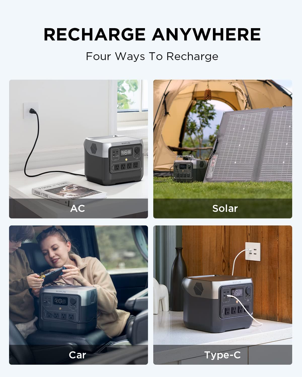 Thumbnail 5 de EF ECOFLOW RIVER 2 Pro Portable Power Station, 768Wh, 800W, LiFePO4