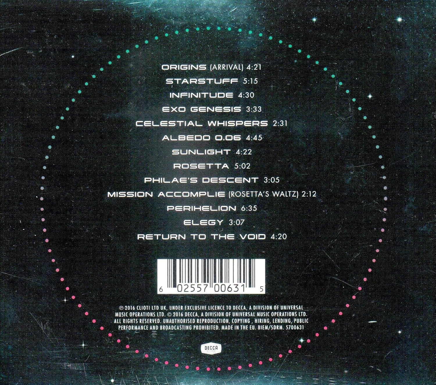 Thumbnail 1 de Rosetta by Decca — Vangelis Rosetta International Music