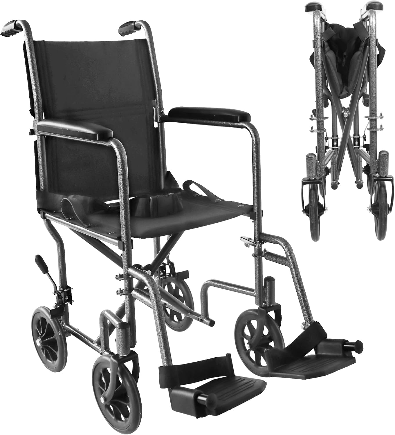 Detalle de PEPE Mobility PEPE – składany wózek transportowy ze stalową ramą i siedziskiem 38 cm