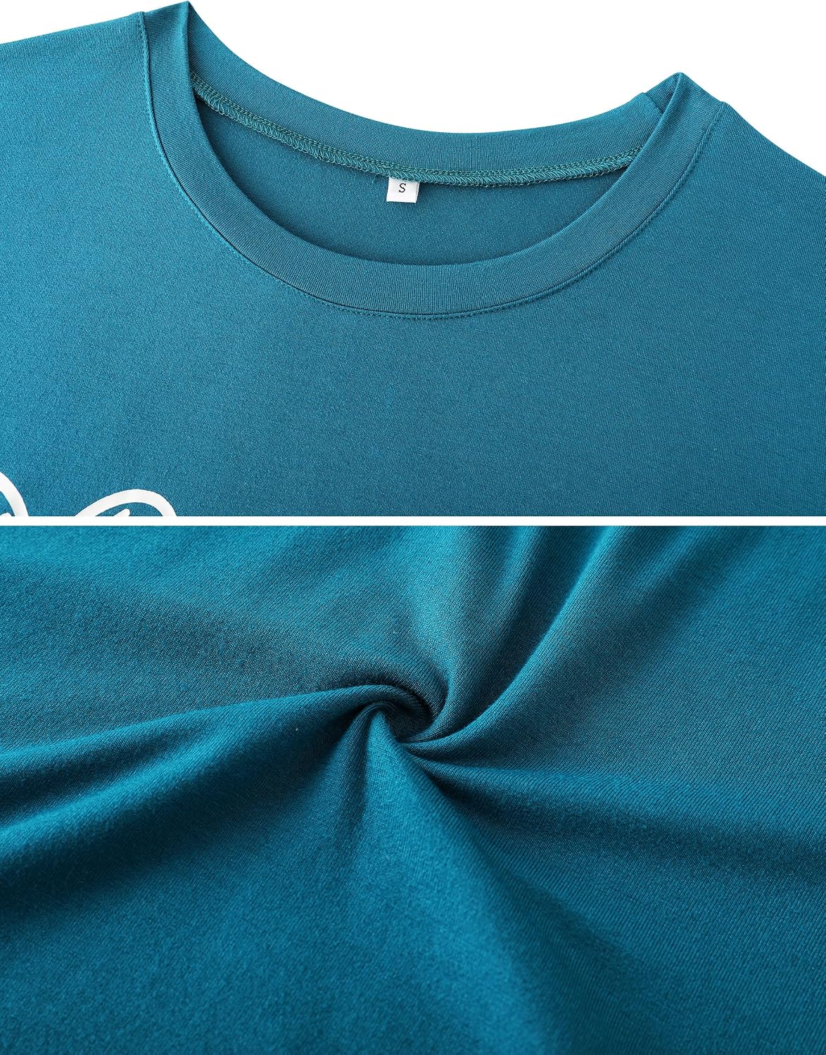 Thumbnail 6 de Marvmys chemise de nuit femme en coton à manches courtes, imprimé cœur (lot deux pièces) S à 4XL