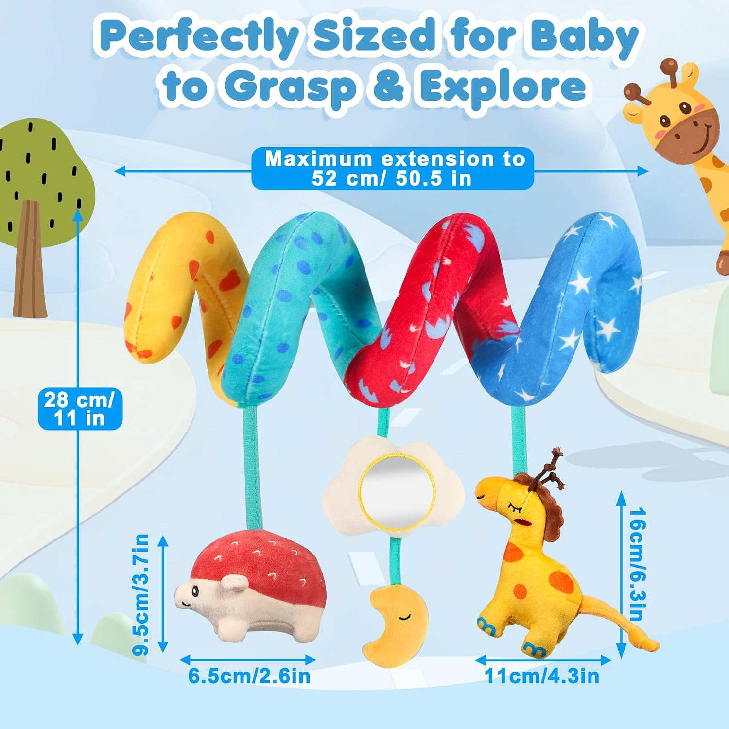 Thumbnail 1 de URMYWO Car Seat Toys for Babies 0-6 Months
