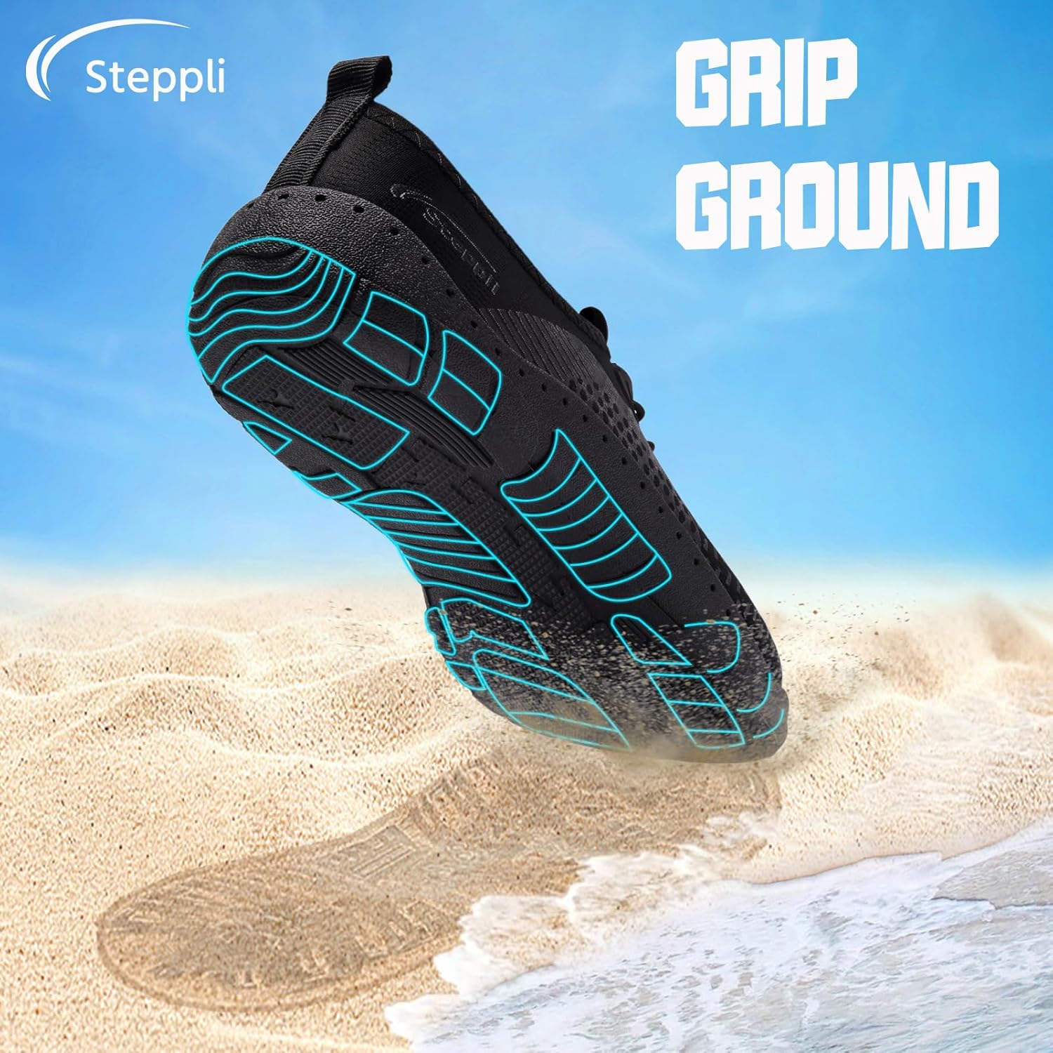 Thumbnail 5 de Steppli Water Shoes Beach Barefoot Swim Sea Aqua Shoes for Men and Women