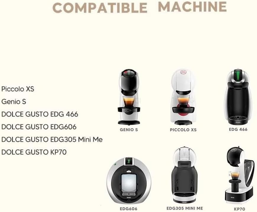 Detalle de Adattatore Capsule Riutilizzabile compatibile Dolce Gusto Genio, Piccolo XS e altro