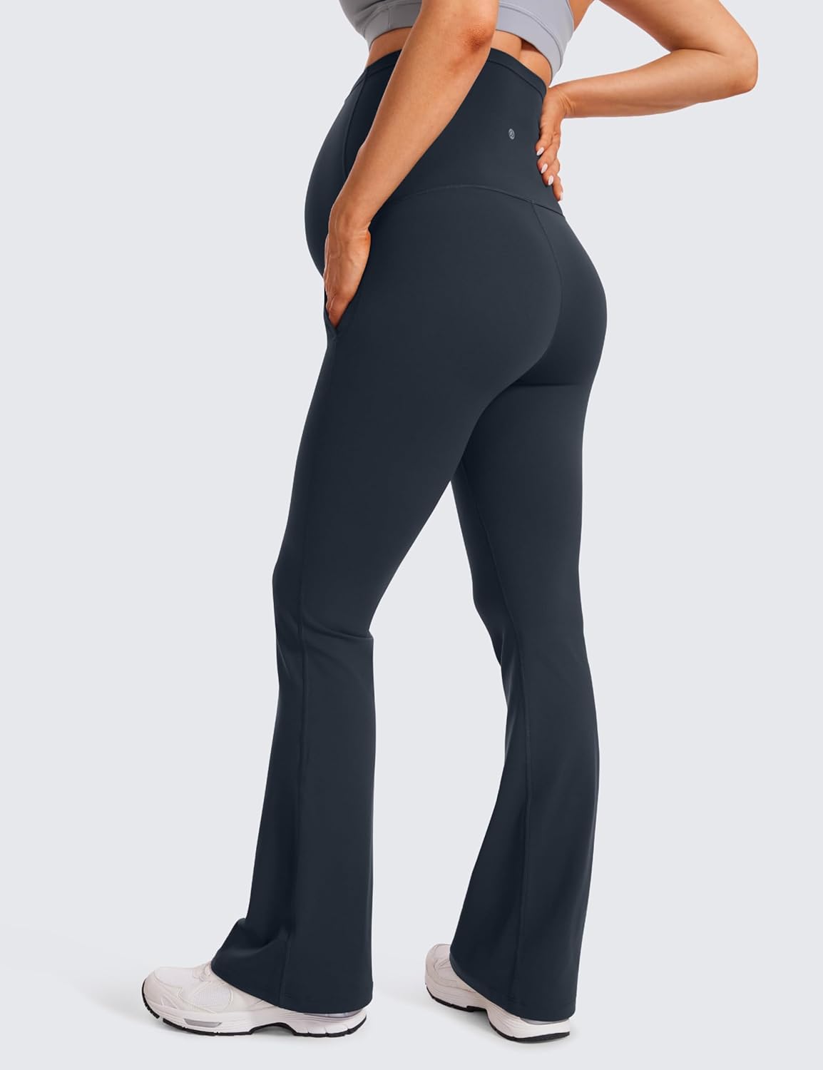Thumbnail 1 de CRZ YOGA Butterluxe Legging Évasé de Maternité avec Poches - 79 cm