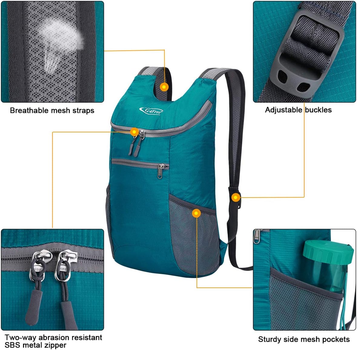 Thumbnail 2 de G4Free Mochila plegable 11 L ultraligera