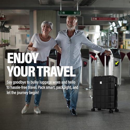 Thumbnail 3 de ATX Luggage Medium Suitcase 65L with Built-in TSA Lock – 3.20kg, 4 Dual Spinner Wheels