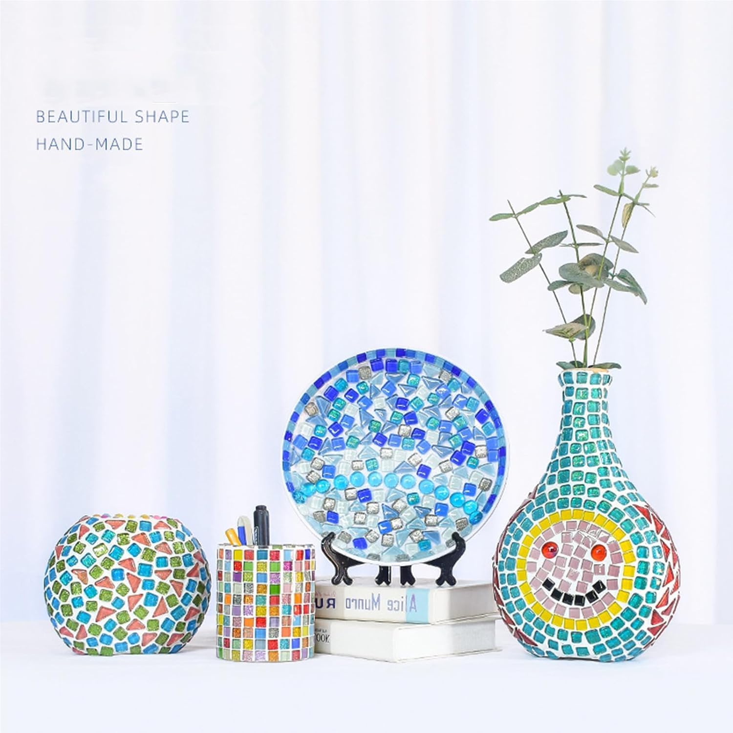 Thumbnail 4 de Glass mosaic tiles 500g for crafts 🎨