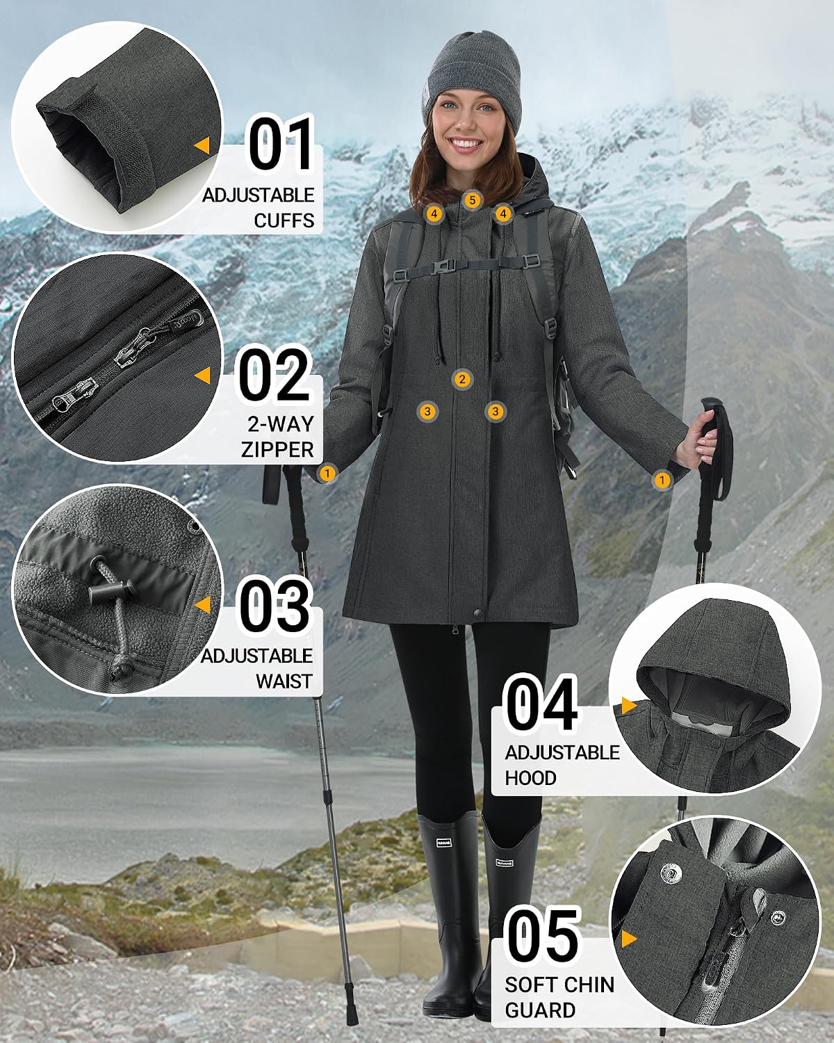Thumbnail 5 de Outdoor Ventures Softshell Jacket