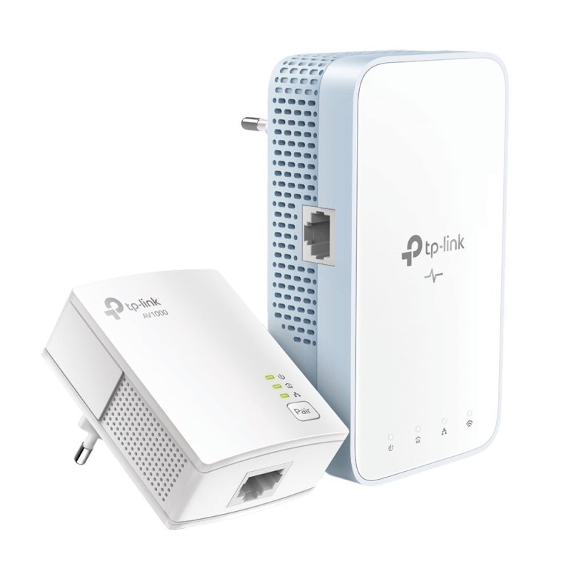 Detalle 2 de Adaptador Powerline TP-Link TL-WPA1000 KIT 1000 Mbit/s con enchufe integrado