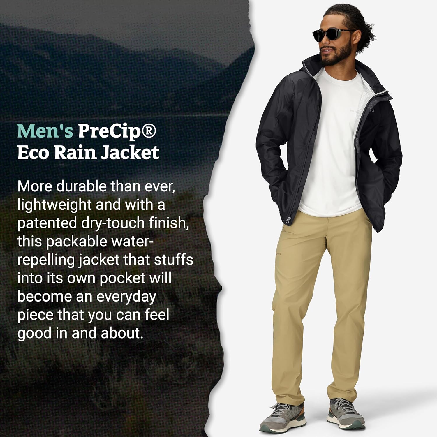 Thumbnail 4 de MARMOT Precip Eco Waterproof Jacket for Men