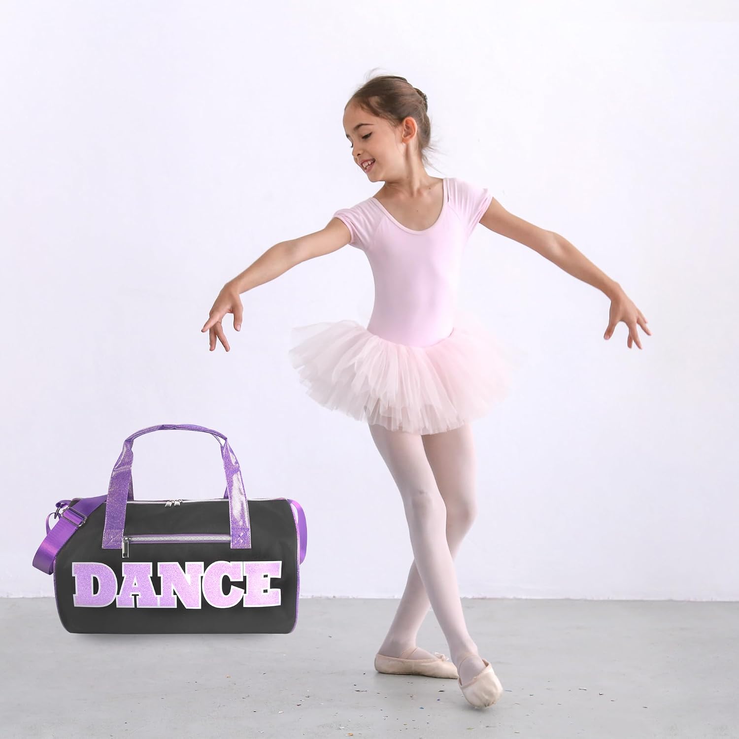 Detalle de Dance Duffle Bag, Black/Purple