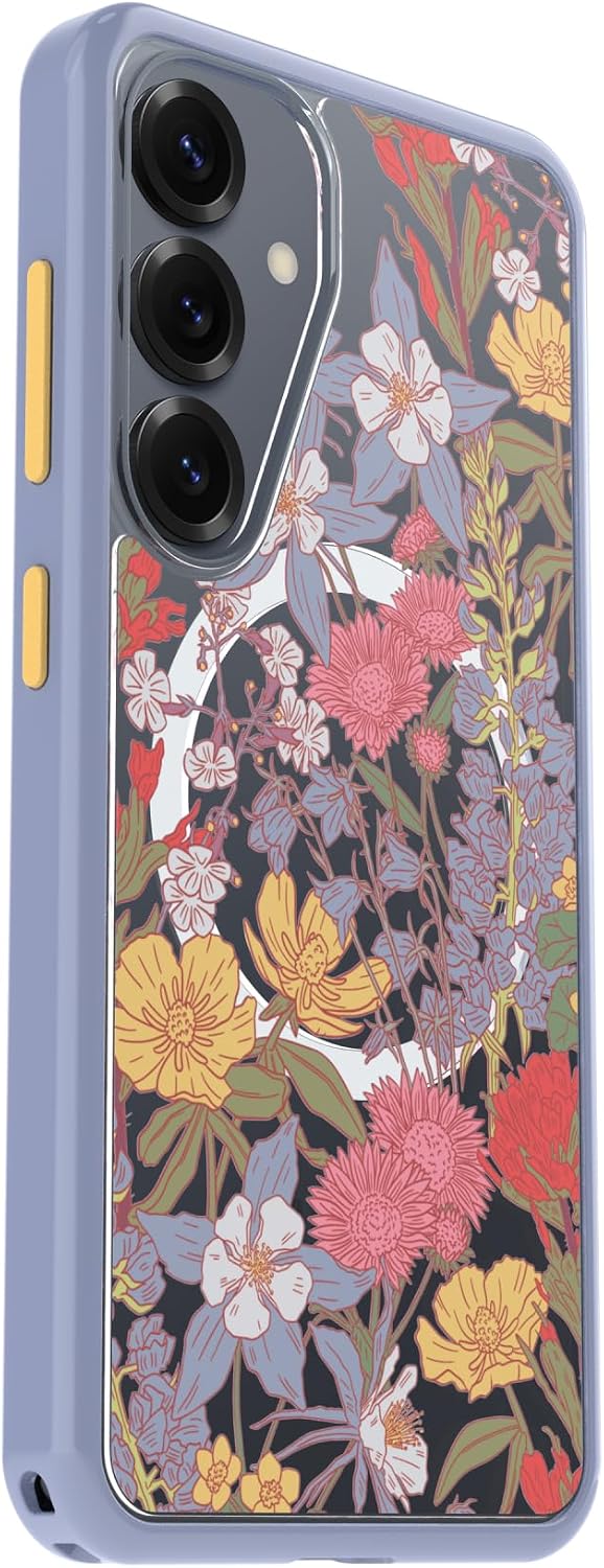 Thumbnail 3 de OtterBox Samsung Galaxy S25 Symmetry Series Clear Magnet Case - Wildflower