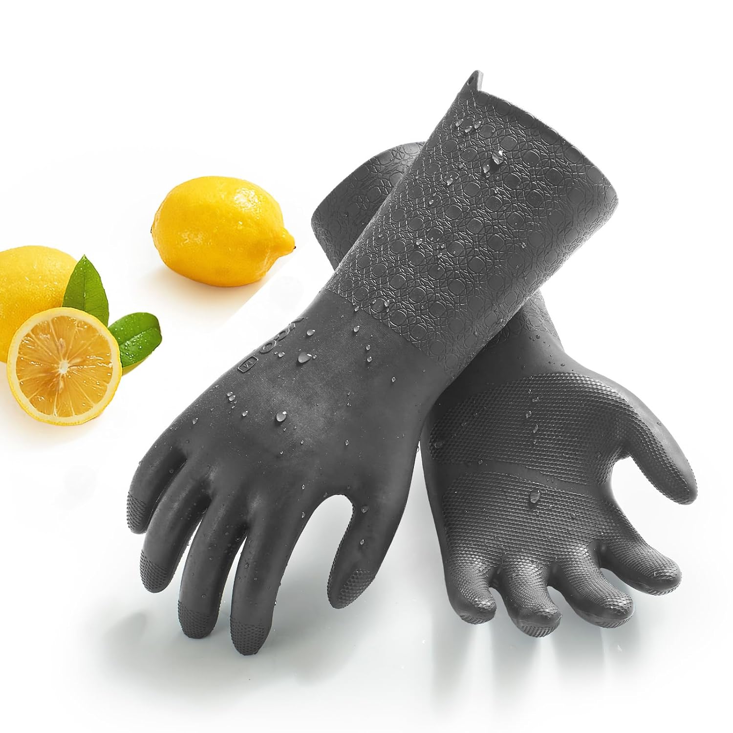 Detalle de Vgo... Guanti Lavoro per Pulizia Extra Spessi 1,2 mm – Riutilizzabili, senza lattice, antipruriti e termici