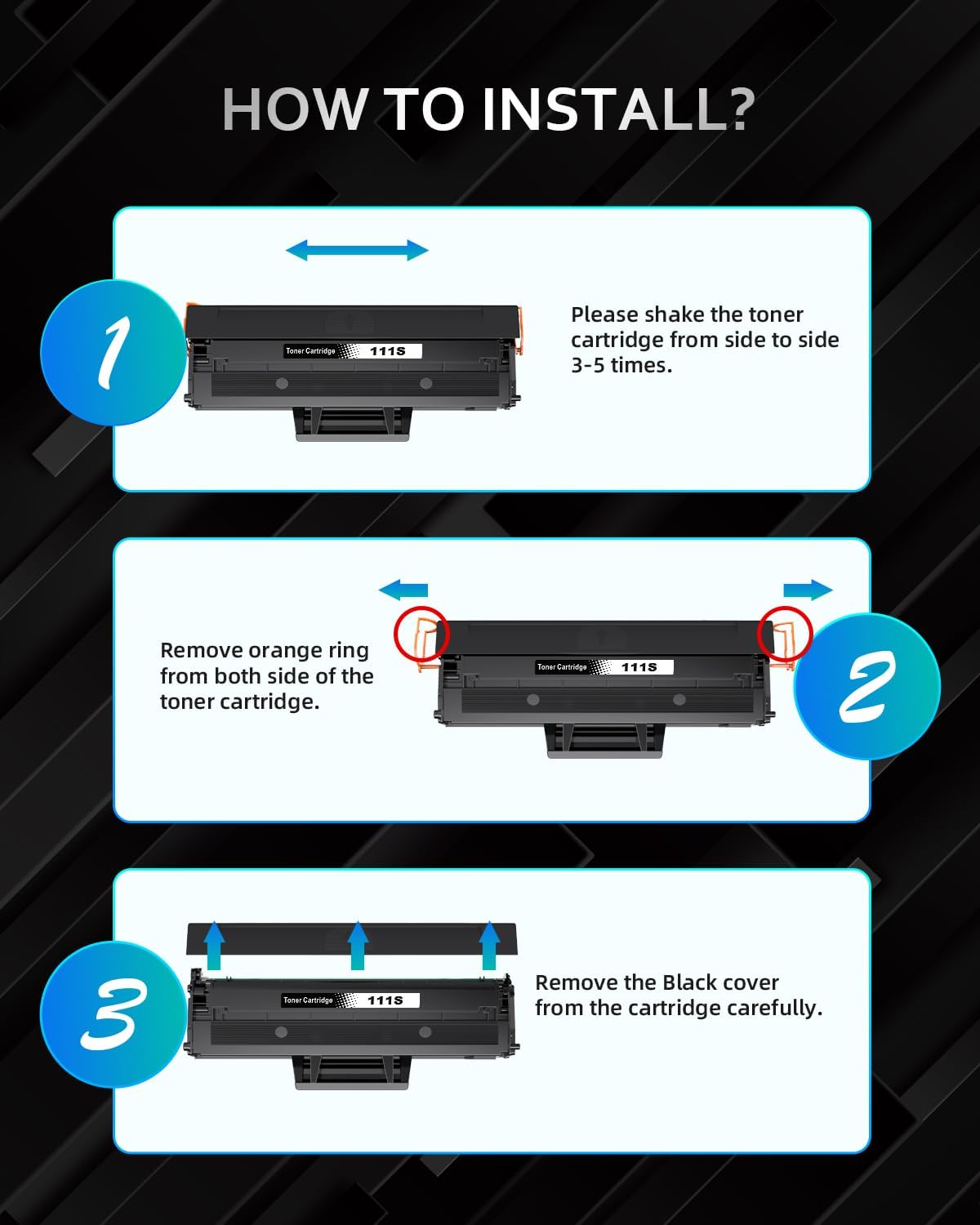 Thumbnail 6 de INK4U D111L Compatible Toner Cartridge (2-Pack) for Samsung Xpress M2026/M2070 Series – Black