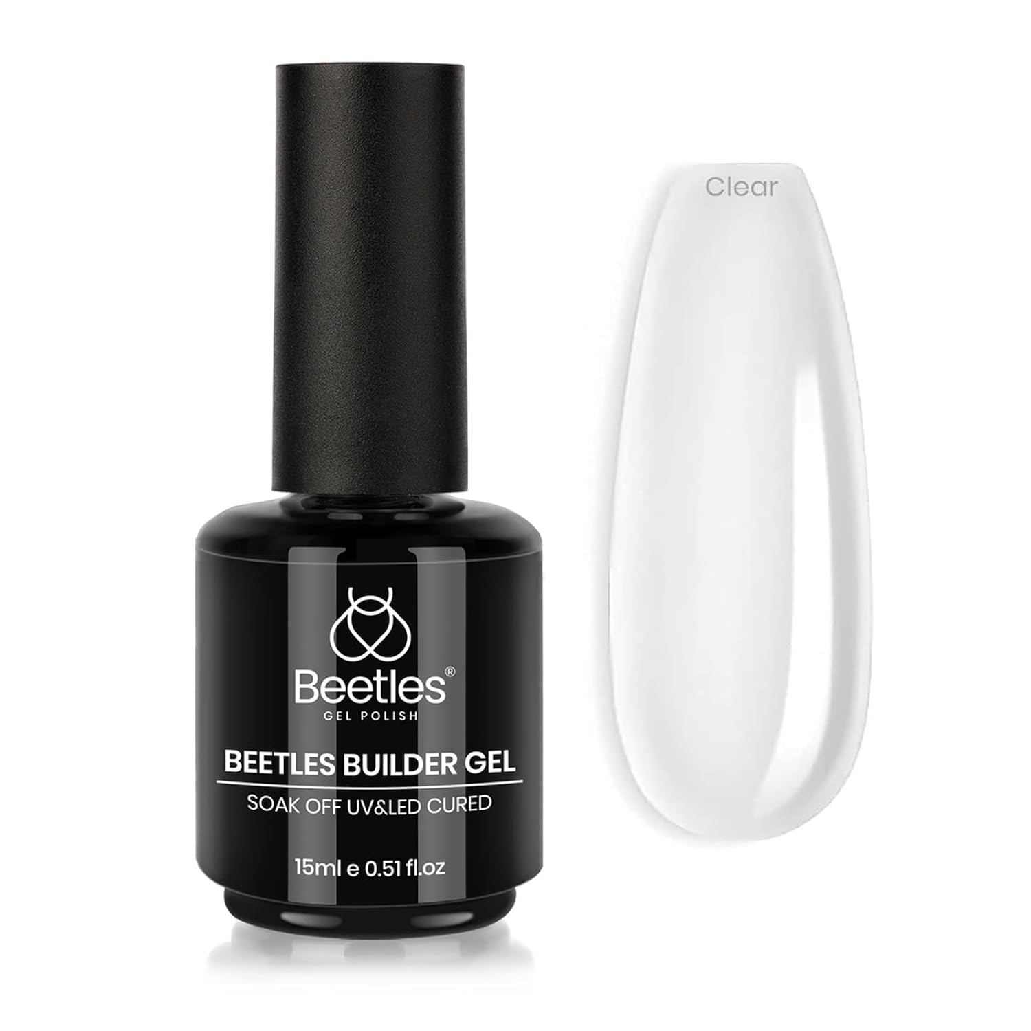 Detalle de Beetles Builder Gel 0.51 oz Clear Nails