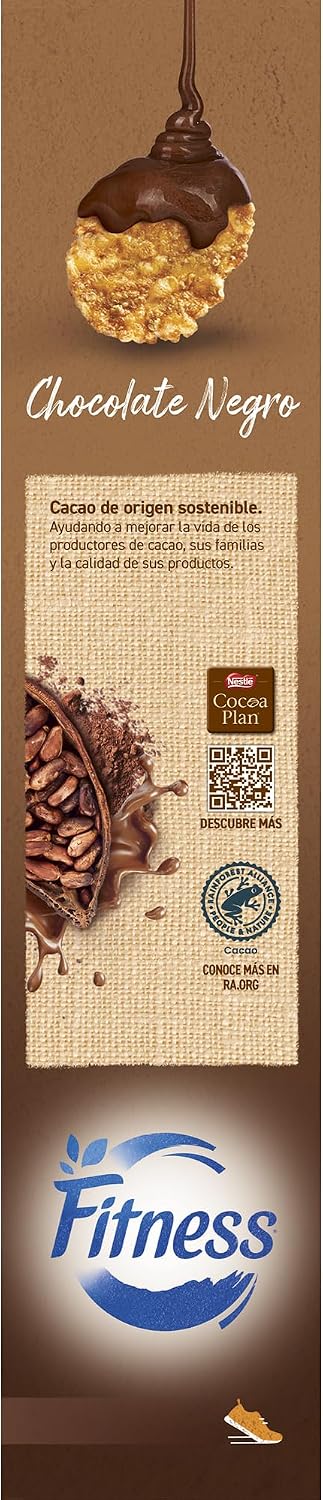 Thumbnail 3 de Nestlé Fitness Chocolate Negro, Pack de 12 x 540g 🍫