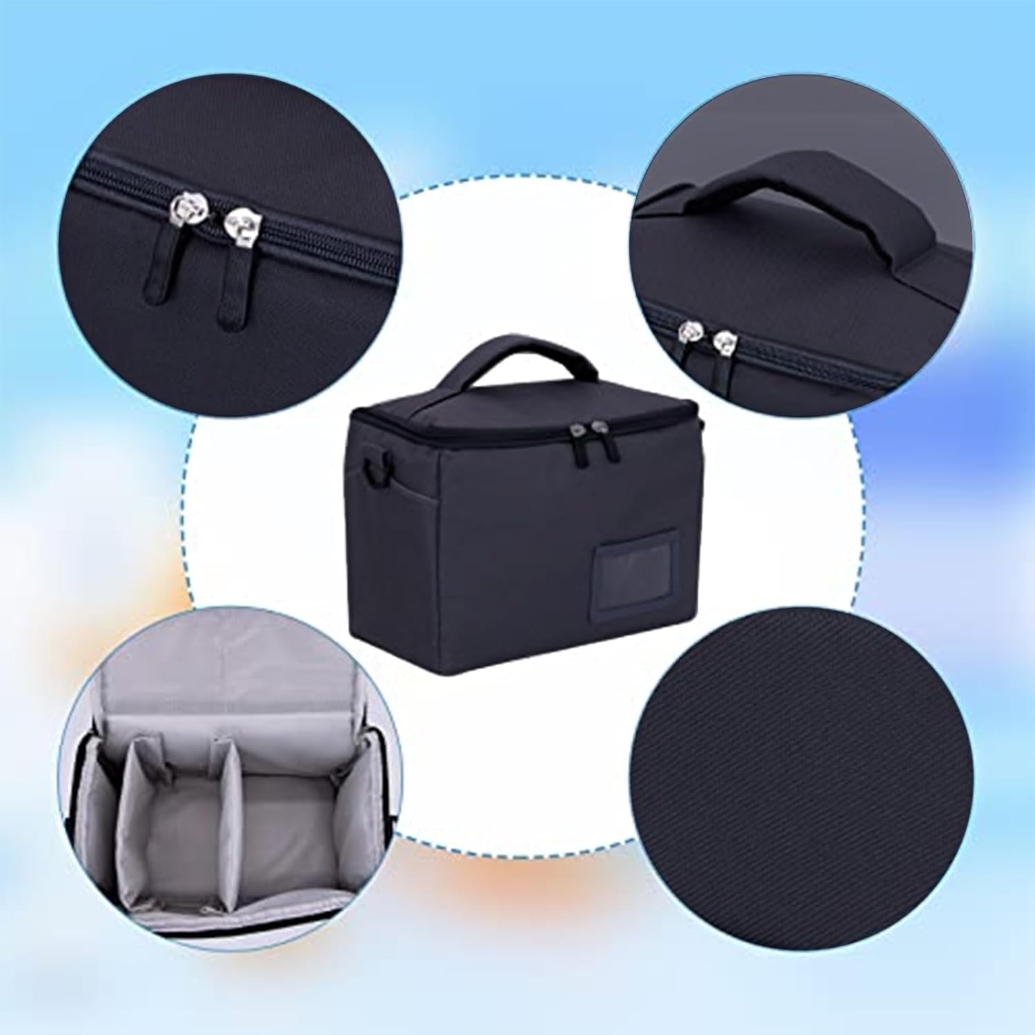 Detalle de Carrying Case for Toniebox Set: Practical Travel Organisation for Toniebox Accessories