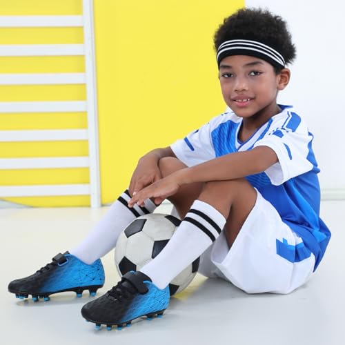 Detalle de brooman Kids Firm Ground Soccer Cleats 1️⃣