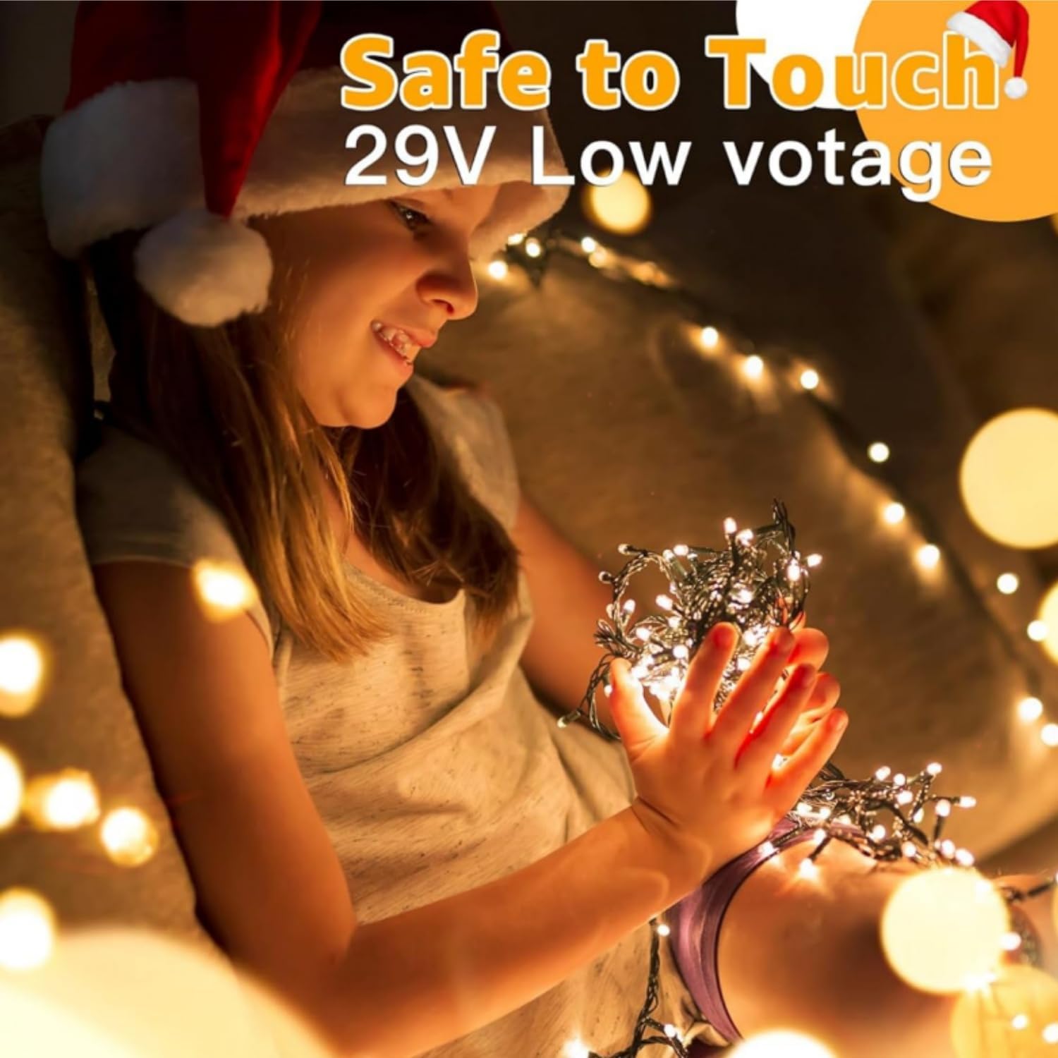 Detalle de Mresove M20 Pro 105 ft 300-LED Connectable Warm White String Lights