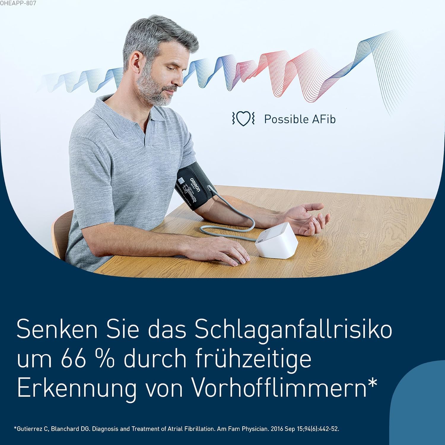 Thumbnail 1 de OMRON X3 Comfort AFib – Digitales Oberarm-Blutdruckmessgerät mit AFib-Erkennung