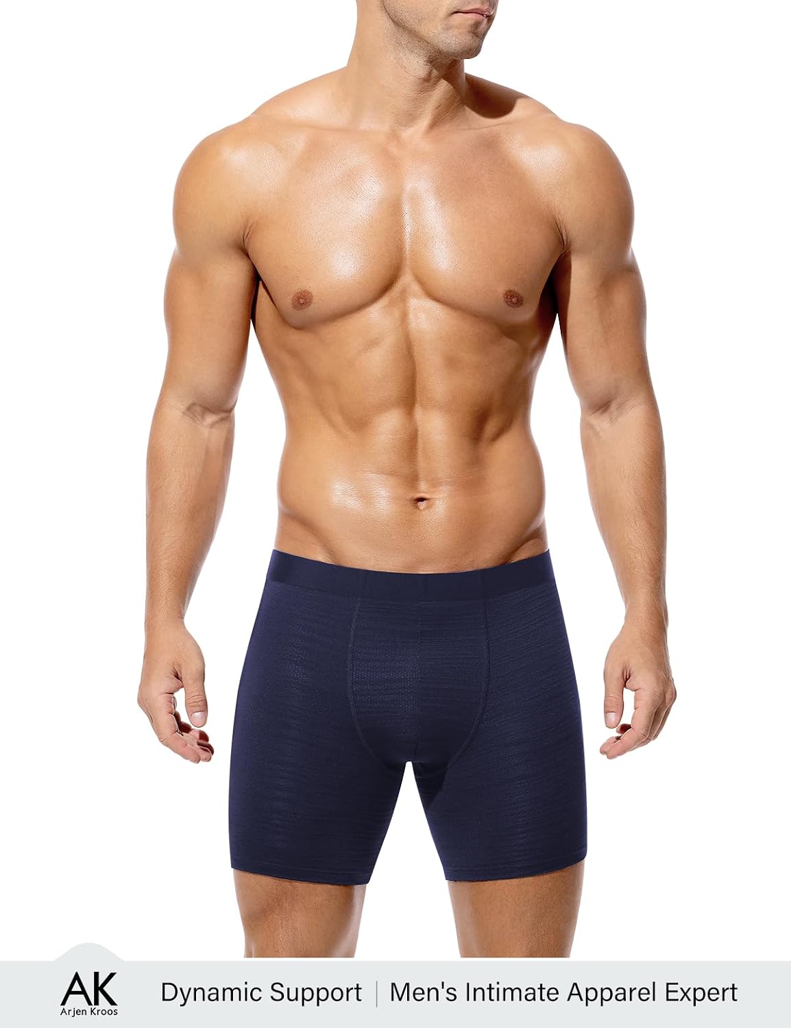 Detalle de Arjen Kroos Men’s Longer Leg Boxer Briefs – Pack of 3