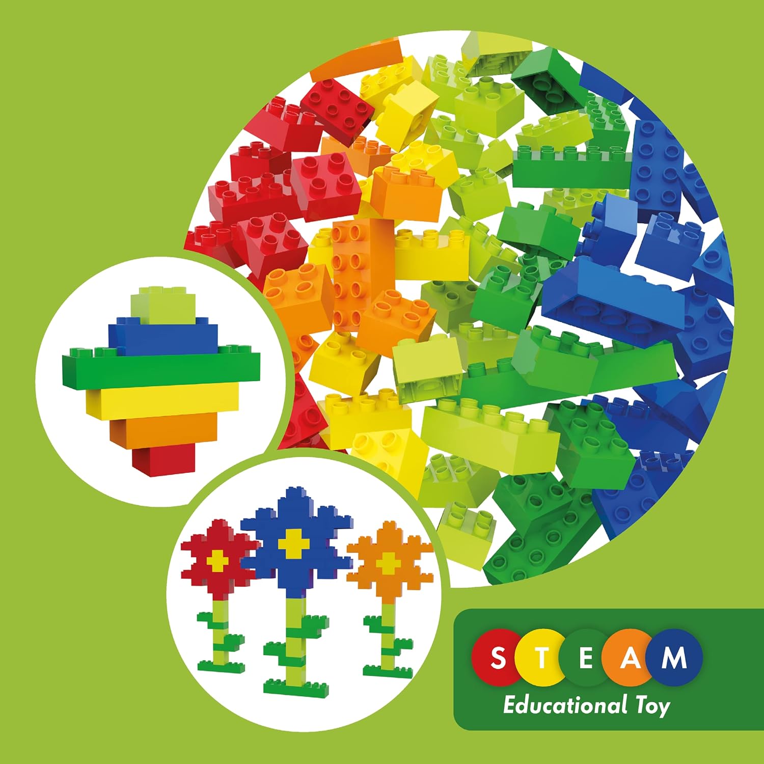 Thumbnail 5 de Hubelino #400390 120-teilige Bausteine (kompatibel) – Made in Germany