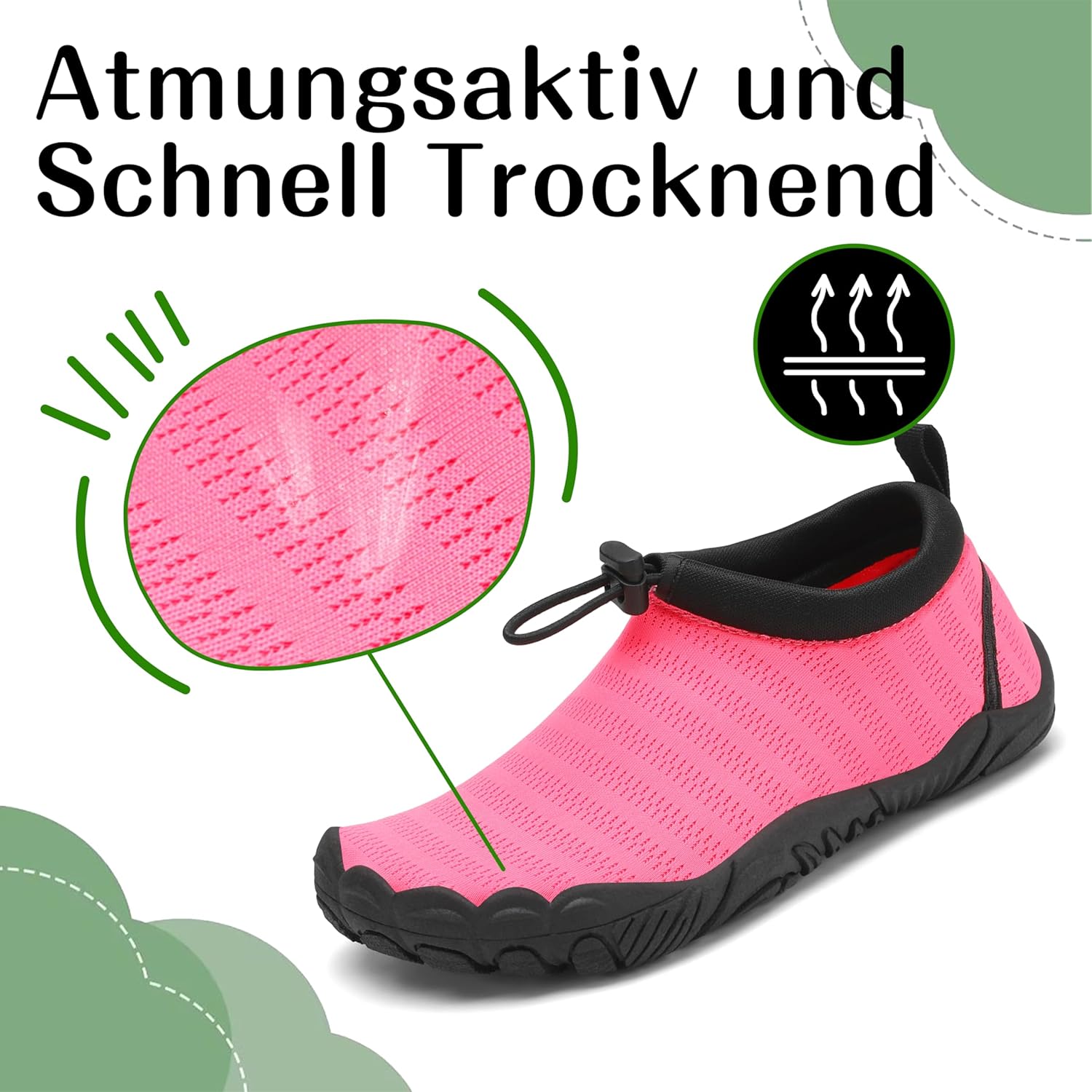 Detalle de Mishansha Schnell Trocknend Badeschuhe für Kinder