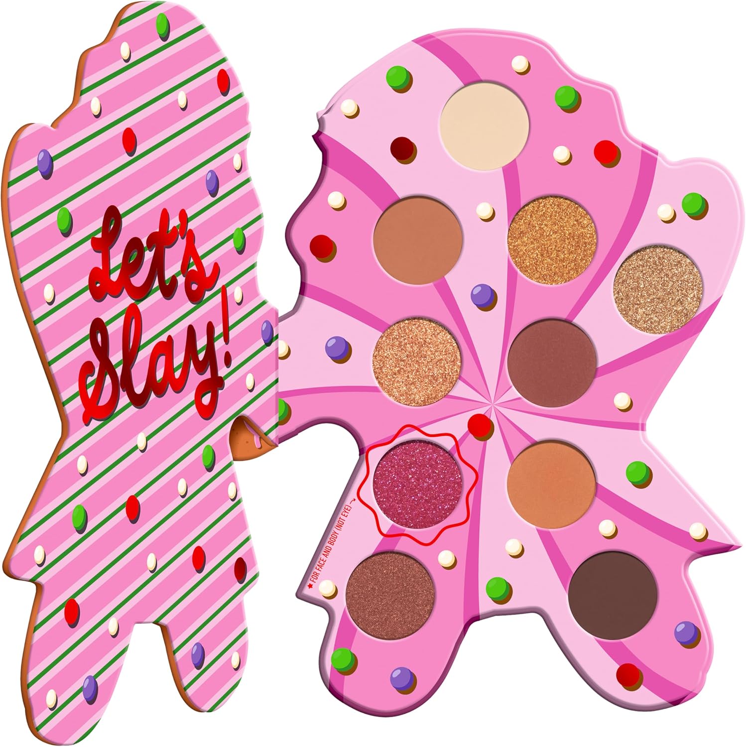 Detalle 2 de NYX Professional Makeup Palette Gingerbaddie 10 fards 💄