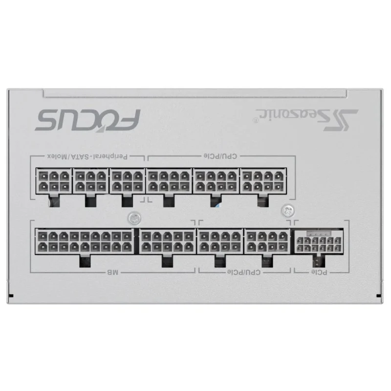 Thumbnail 1 de Seasonic FOCUS GX-850 White ATX 3 PCIe 5.1 de 850W (80 Plus Gold) modular