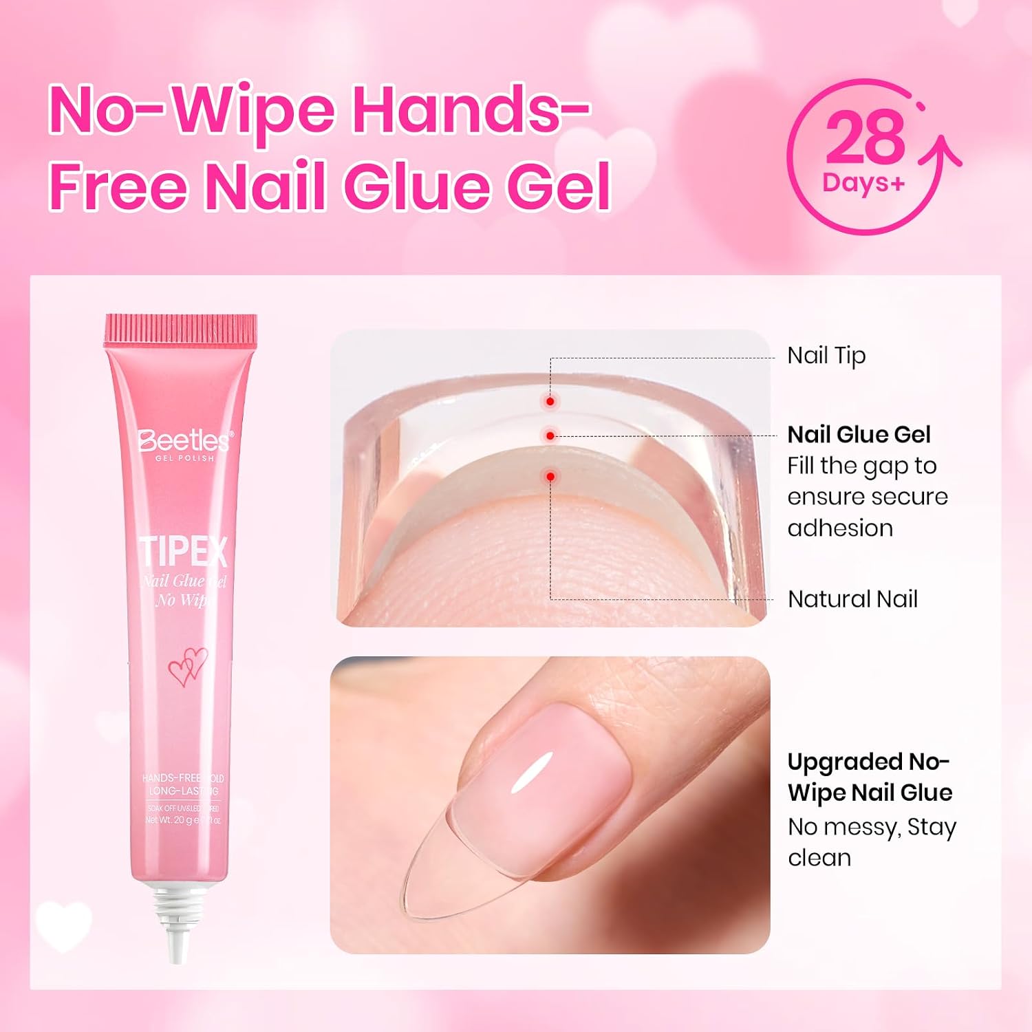 Thumbnail 4 de Beetles Tipex Lite 192pcs Nail Tips ๐