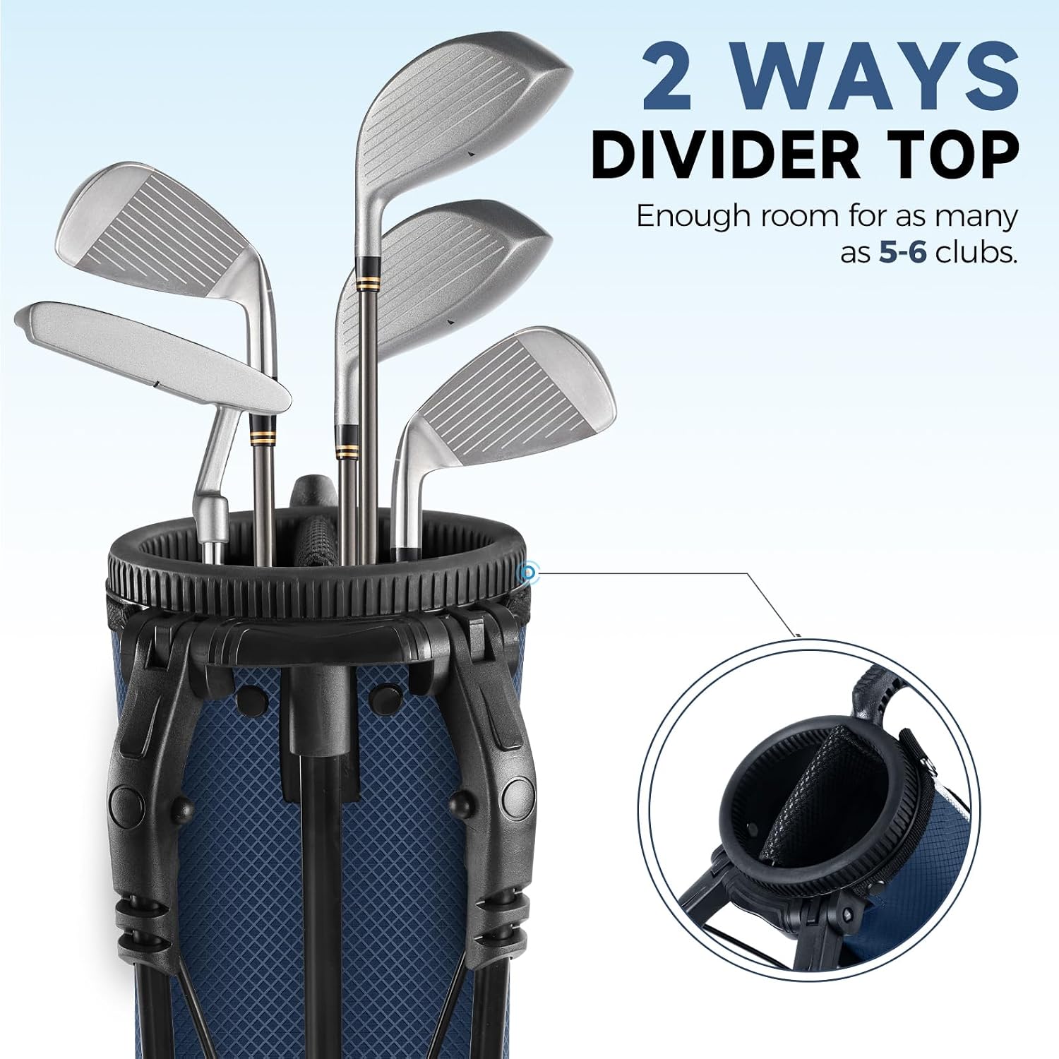 Detalle de Findway Golf Stand Bag 2.2 lb