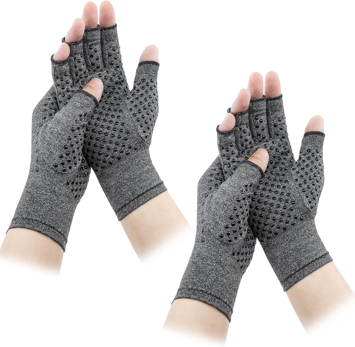 Detalle de LXMY 2 Pairs Arthritis Compression Gloves 2-pack