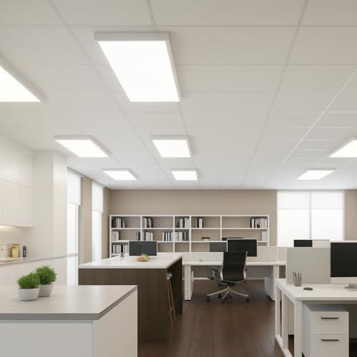 Detalle de M Ledme Plafón Superficie Panel LED 60×30 cm 24W con selector de color y driver incluido